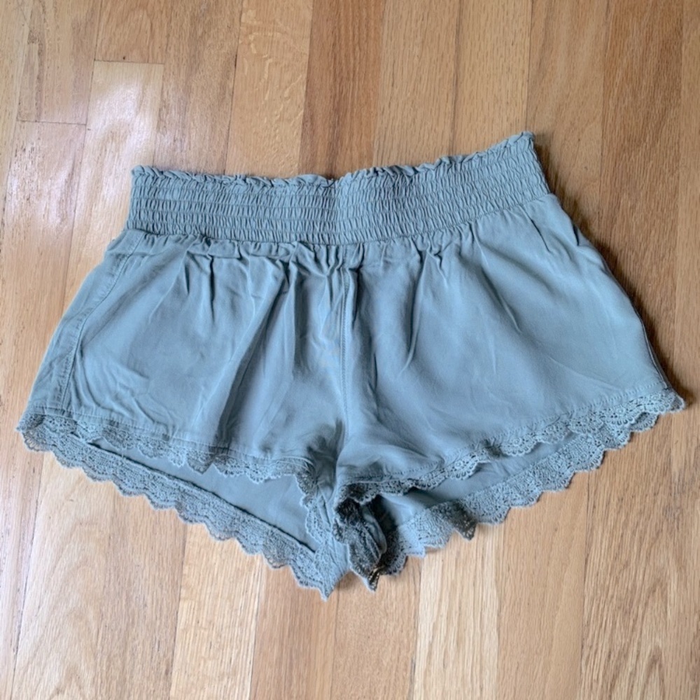 Olive green shorts